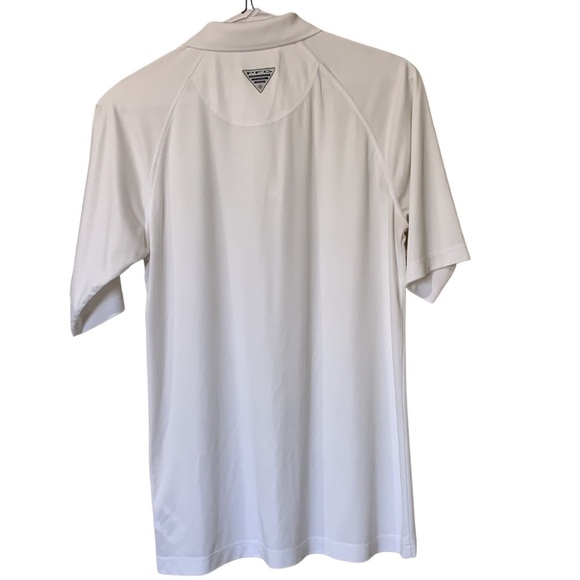White PFG Columbia Golf shirt Sz M short sleeve - Picture 2 of 7